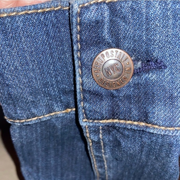 Aeropostale Denim Jacket With Internal And External Pockets. Stylish Attitude. - Picture 7 of 8